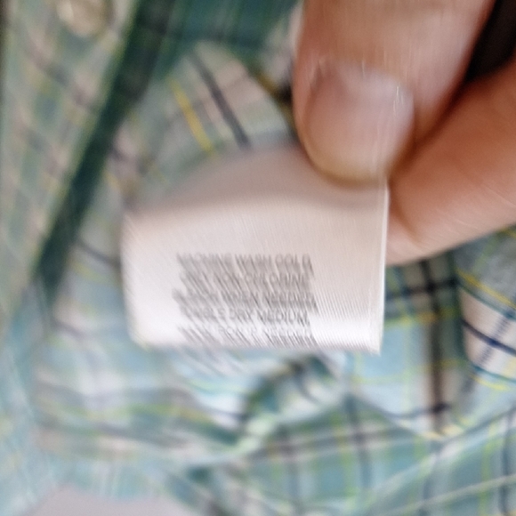 Basic Editions Green Casual Button Down Shirt - Picture 5 of 6